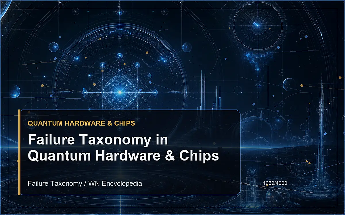 AI-generated encyclopedia reference image for Failure Taxonomy in Quantum Hardware & Chips