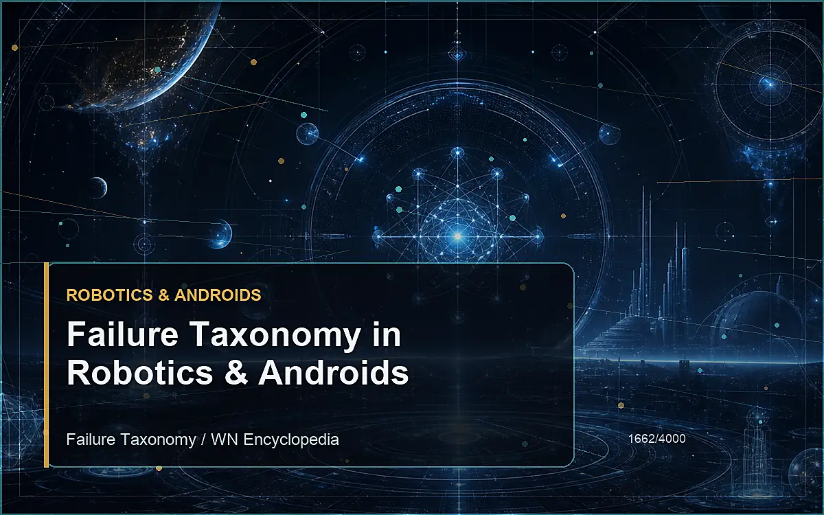 AI-generated encyclopedia reference image for Failure Taxonomy in Robotics & Androids