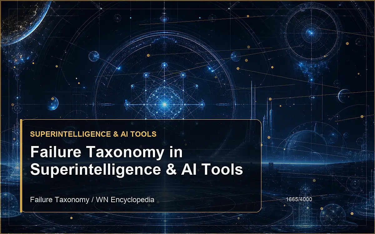 AI-generated encyclopedia reference image for Failure Taxonomy in Superintelligence & AI Tools
