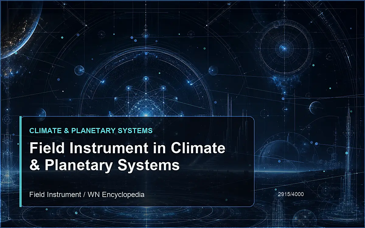 AI-generated encyclopedia reference image for Field Instrument in Climate & Planetary Systems
