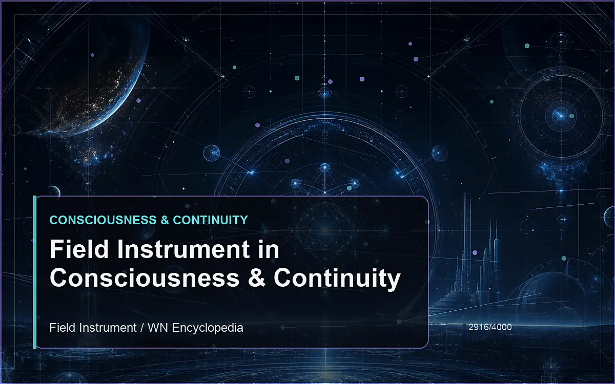 AI-generated encyclopedia reference image for Field Instrument in Consciousness & Continuity