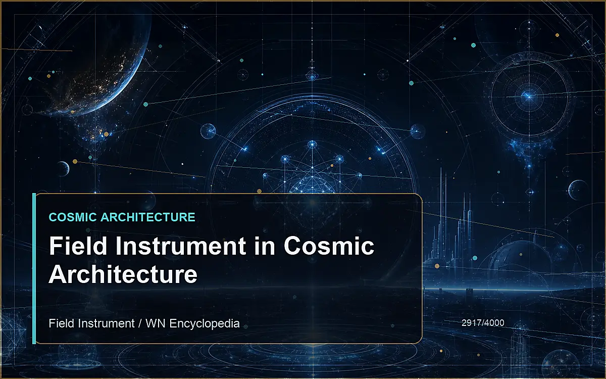 AI-generated encyclopedia reference image for Field Instrument in Cosmic Architecture