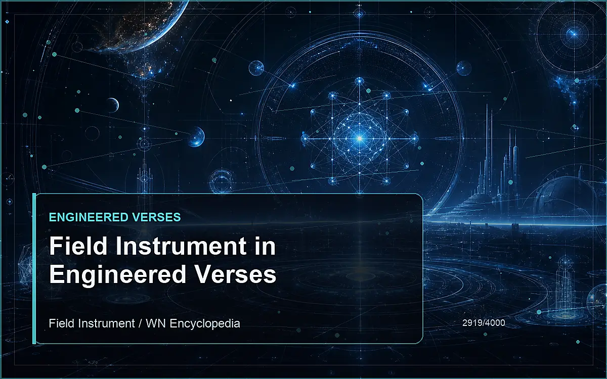 AI-generated encyclopedia reference image for Field Instrument in Engineered Verses