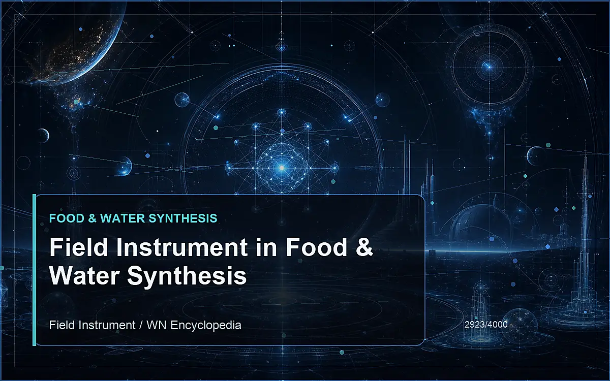 AI-generated encyclopedia reference image for Field Instrument in Food & Water Synthesis