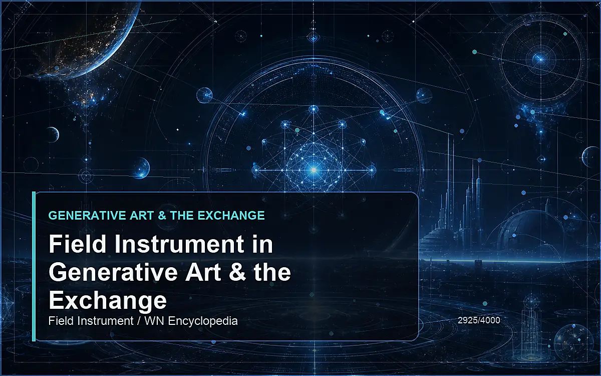 AI-generated encyclopedia reference image for Field Instrument in Generative Art & the Exchange