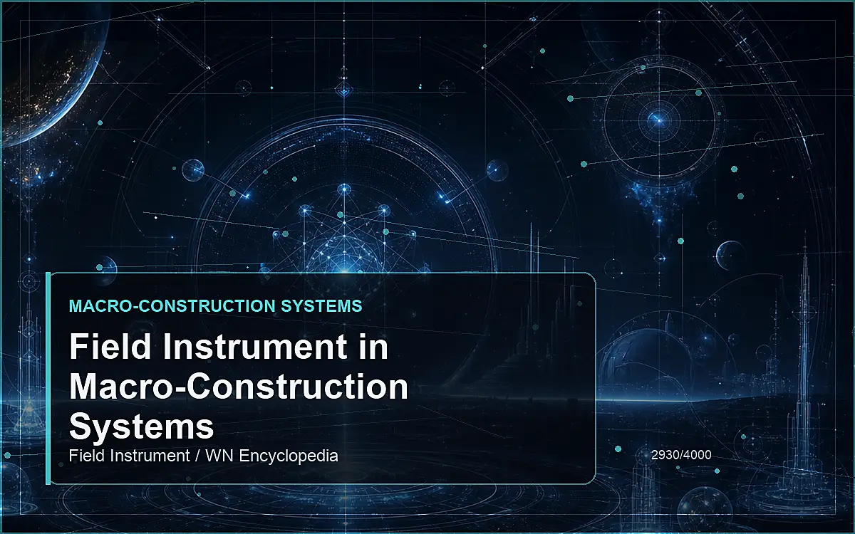 AI-generated encyclopedia reference image for Field Instrument in Macro-Construction Systems