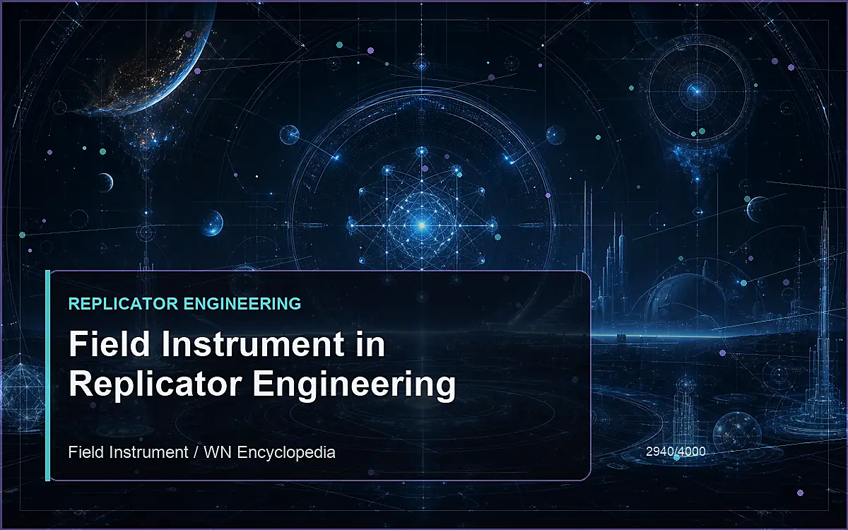 AI-generated encyclopedia reference image for Field Instrument in Replicator Engineering