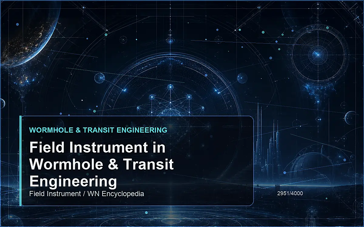 AI-generated encyclopedia reference image for Field Instrument in Wormhole & Transit Engineering