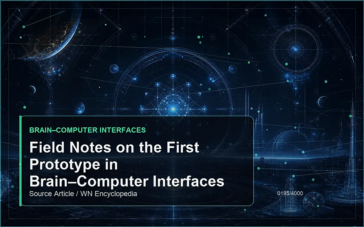AI-generated encyclopedia reference image for Field Notes on the First Prototype in Brain–Computer Interfaces