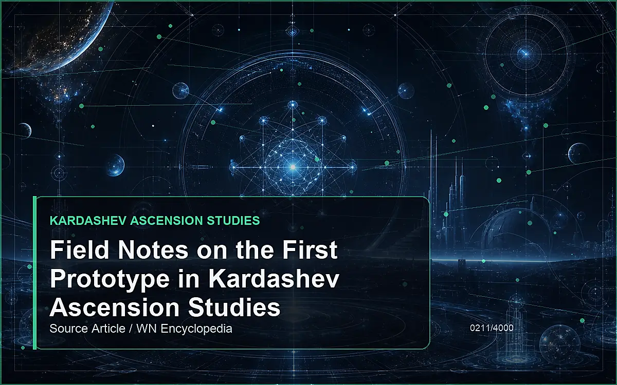 AI-generated encyclopedia reference image for Field Notes on the First Prototype in Kardashev Ascension Studies