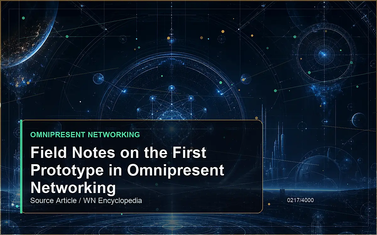 AI-generated encyclopedia reference image for Field Notes on the First Prototype in Omnipresent Networking