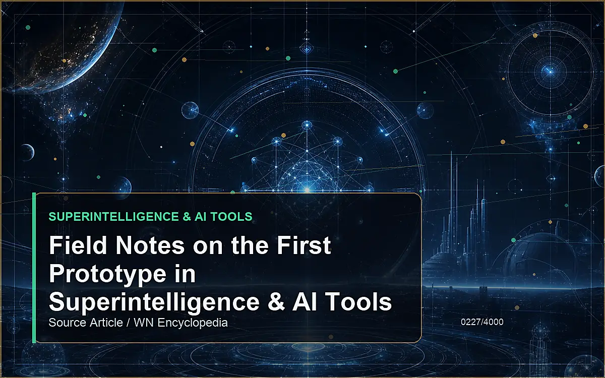 AI-generated encyclopedia reference image for Field Notes on the First Prototype in Superintelligence & AI Tools