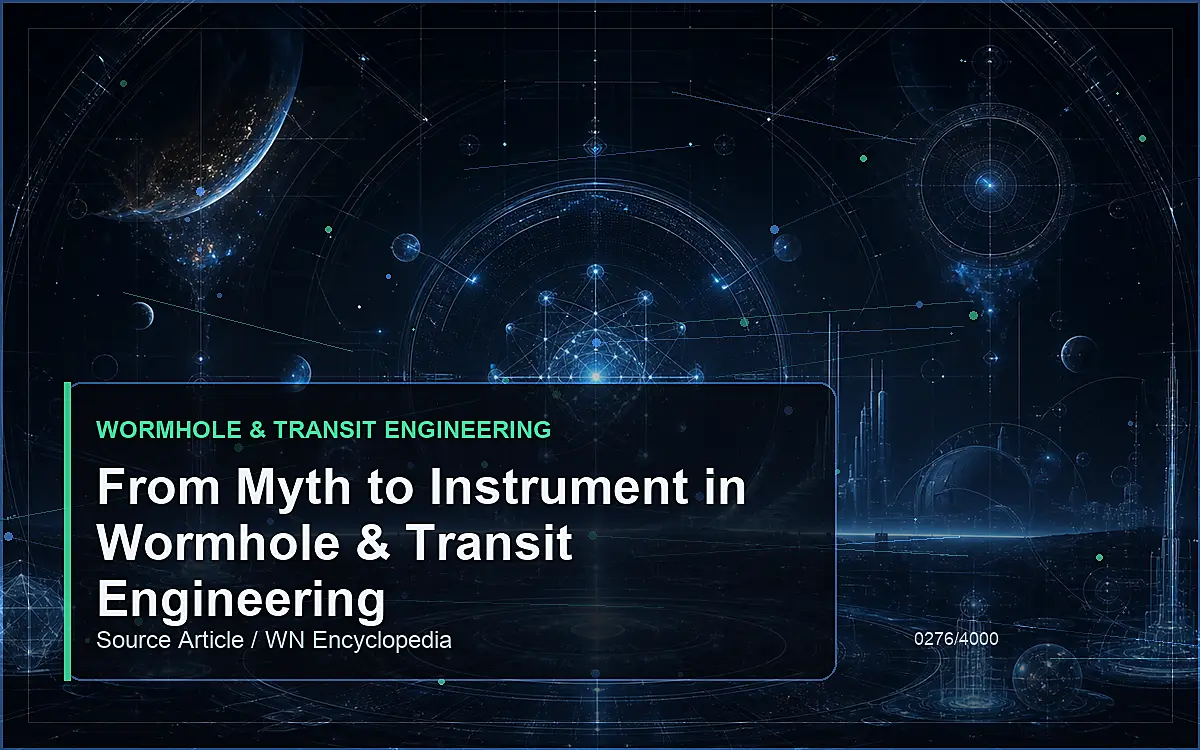 AI-generated encyclopedia reference image for From Myth to Instrument in Wormhole & Transit Engineering