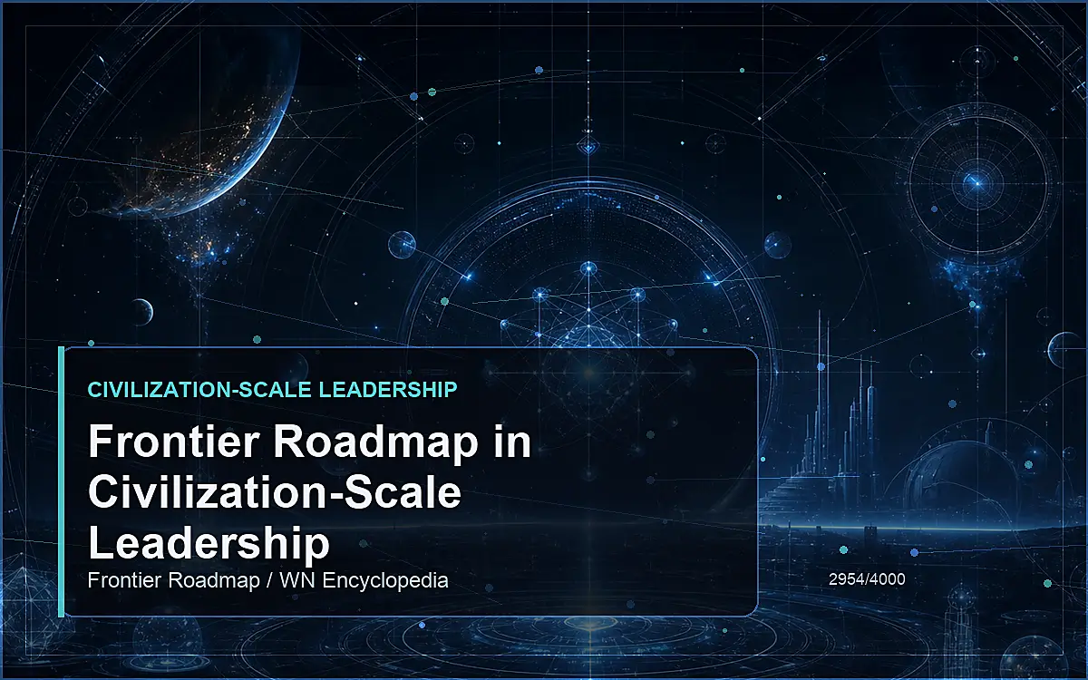 AI-generated encyclopedia reference image for Frontier Roadmap in Civilization-Scale Leadership