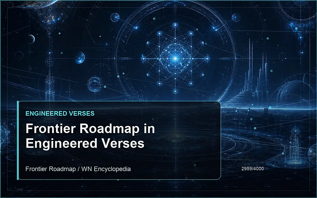 AI-generated encyclopedia reference image for Frontier Roadmap in Engineered Verses
