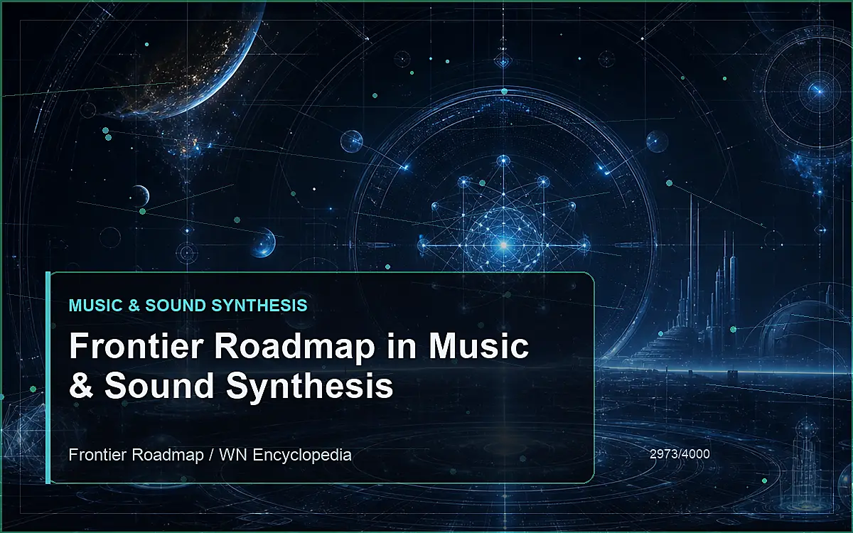 AI-generated encyclopedia reference image for Frontier Roadmap in Music & Sound Synthesis
