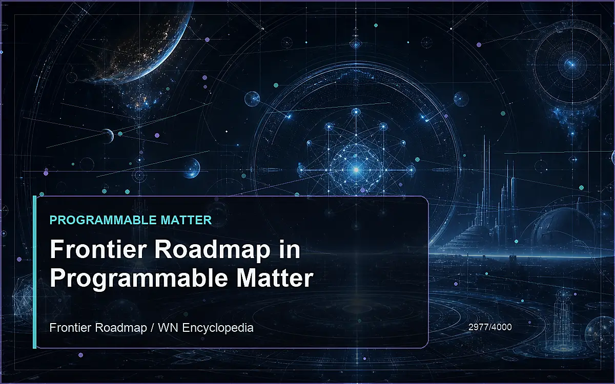 AI-generated encyclopedia reference image for Frontier Roadmap in Programmable Matter