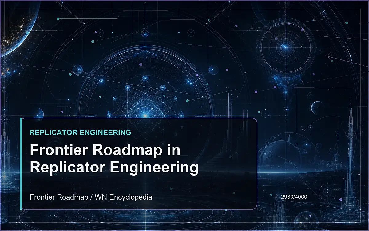 AI-generated encyclopedia reference image for Frontier Roadmap in Replicator Engineering