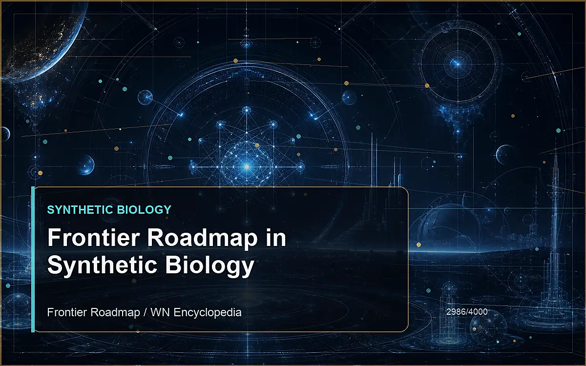 AI-generated encyclopedia reference image for Frontier Roadmap in Synthetic Biology