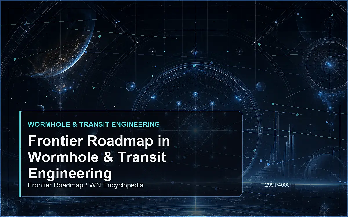 AI-generated encyclopedia reference image for Frontier Roadmap in Wormhole & Transit Engineering