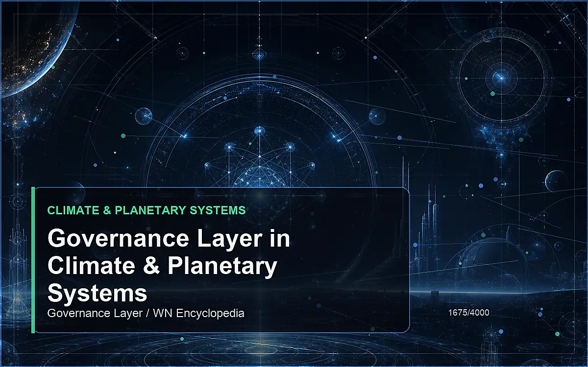 AI-generated encyclopedia reference image for Governance Layer in Climate & Planetary Systems