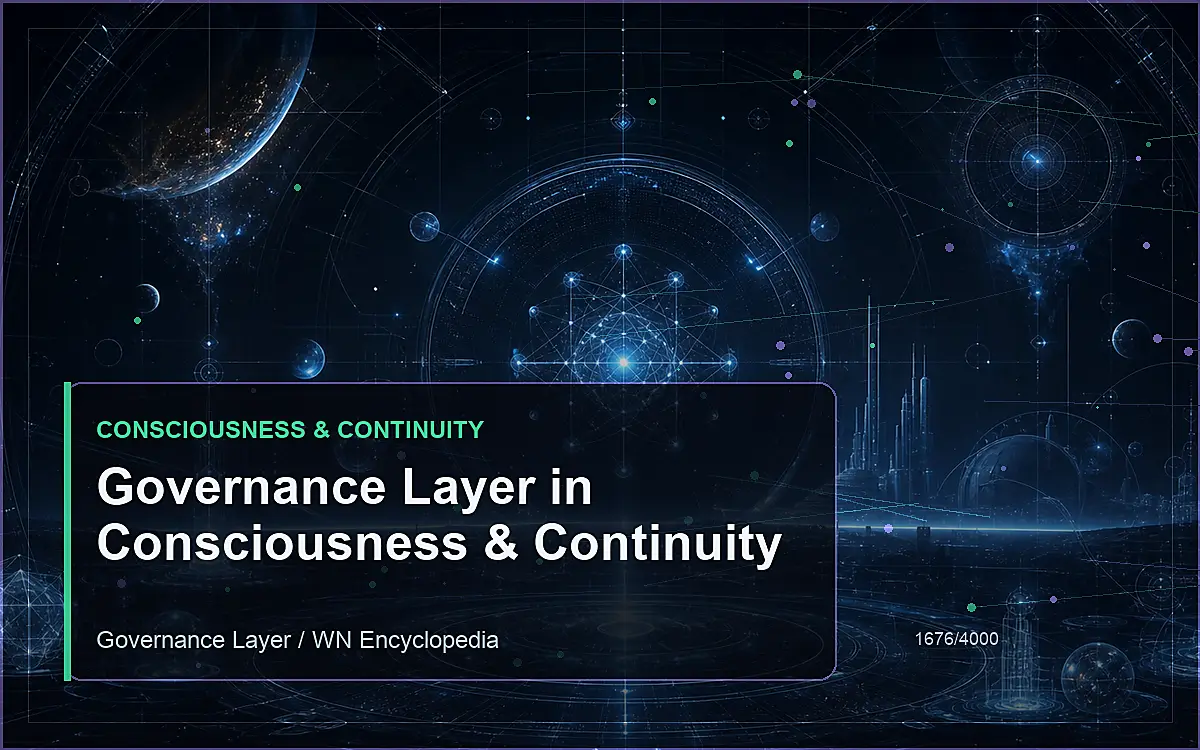 AI-generated encyclopedia reference image for Governance Layer in Consciousness & Continuity