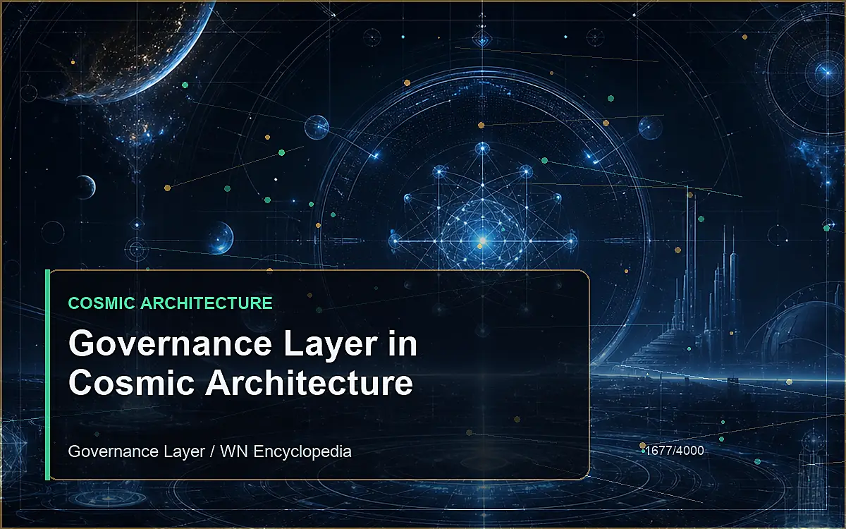 AI-generated encyclopedia reference image for Governance Layer in Cosmic Architecture