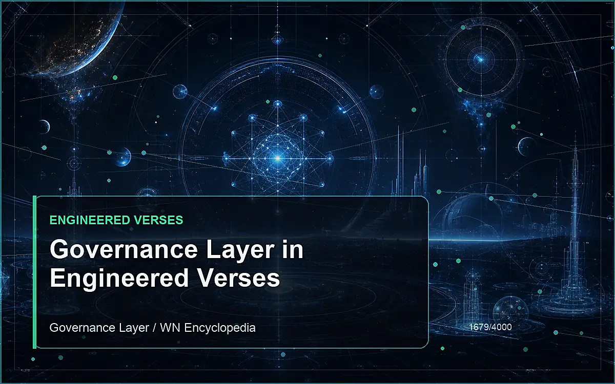 AI-generated encyclopedia reference image for Governance Layer in Engineered Verses