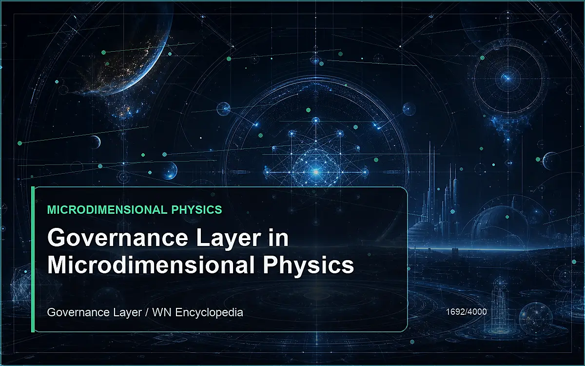 AI-generated encyclopedia reference image for Governance Layer in Microdimensional Physics