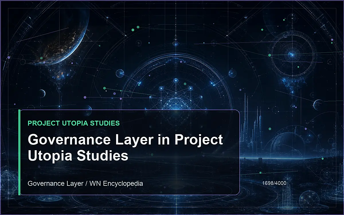 AI-generated encyclopedia reference image for Governance Layer in Project Utopia Studies