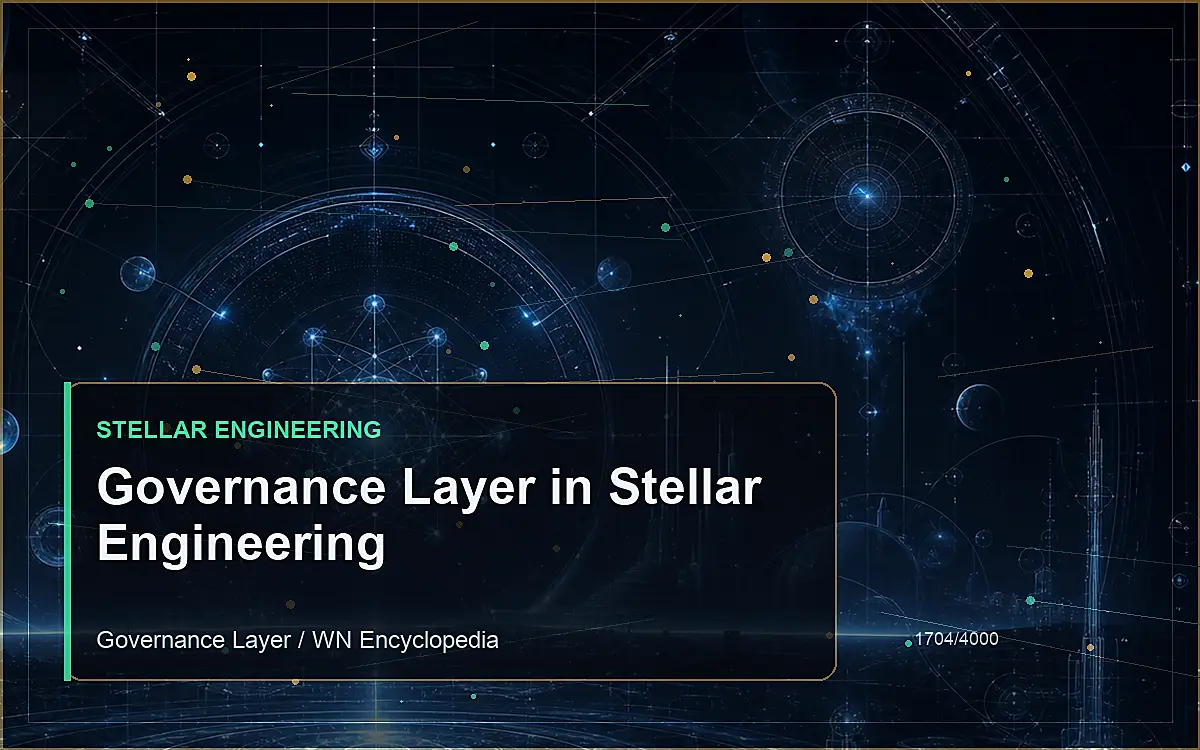 AI-generated encyclopedia reference image for Governance Layer in Stellar Engineering