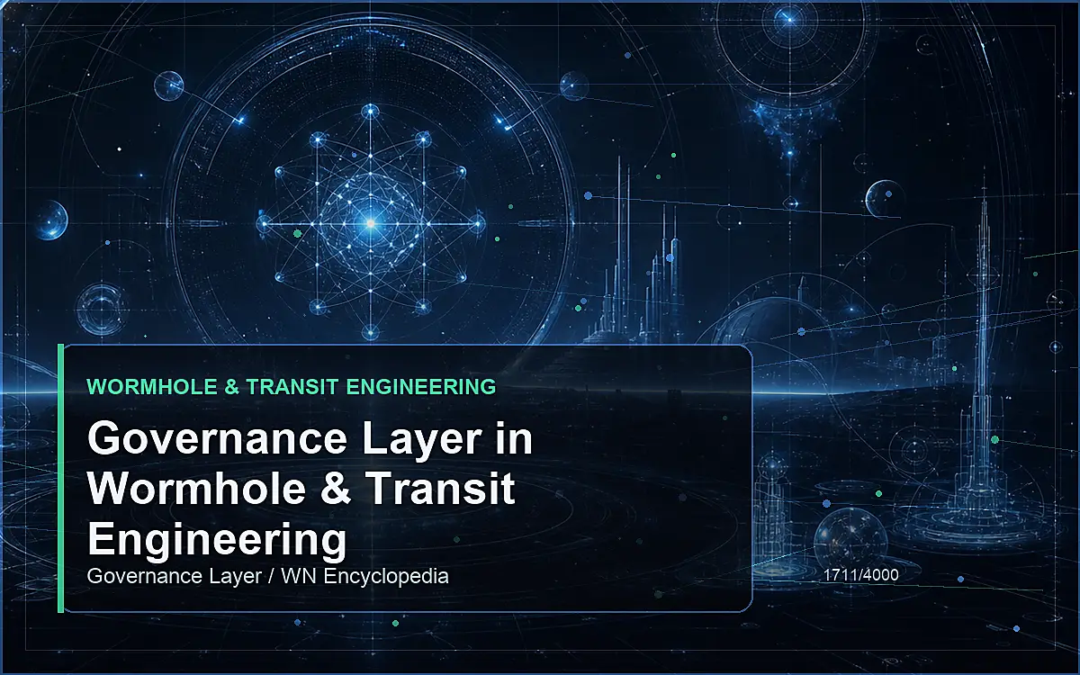 AI-generated encyclopedia reference image for Governance Layer in Wormhole & Transit Engineering
