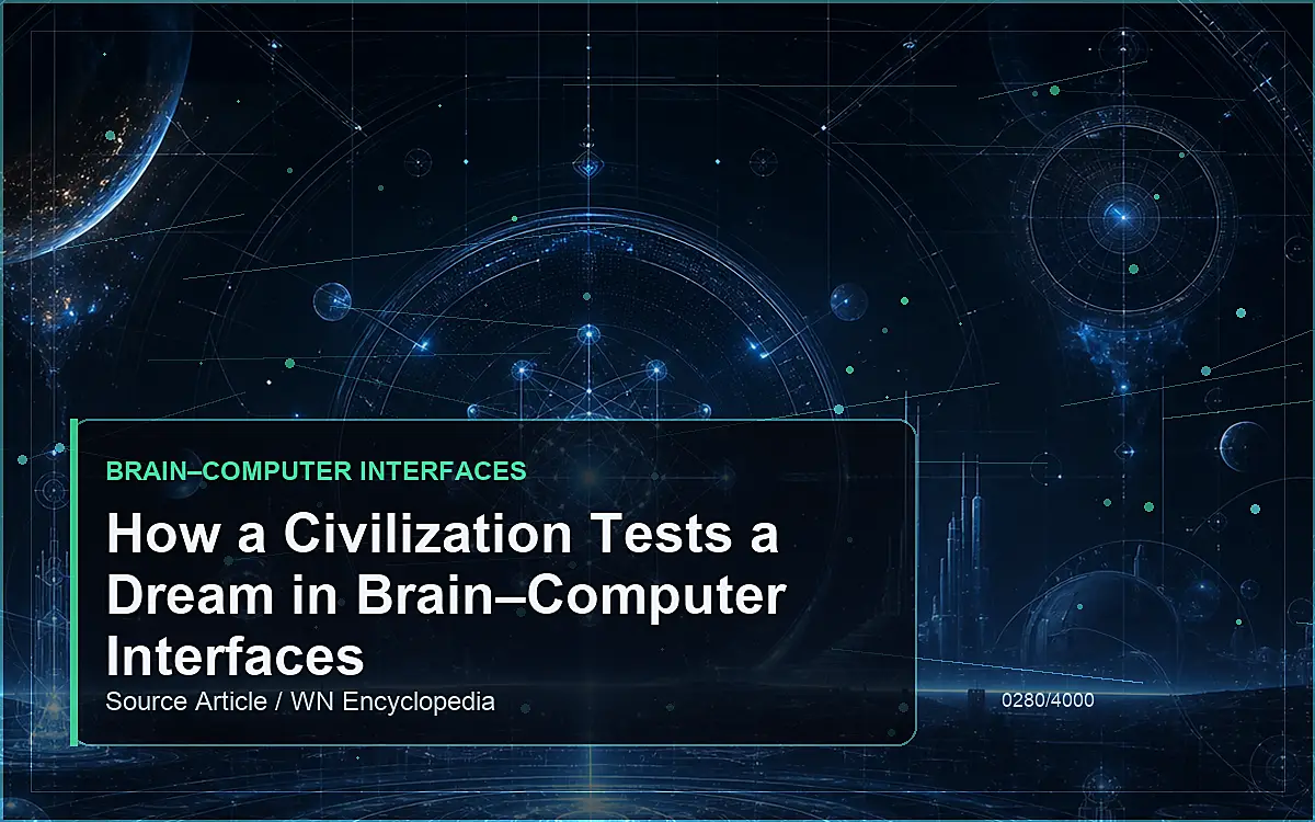 AI-generated encyclopedia reference image for How a Civilization Tests a Dream in Brain–Computer Interfaces