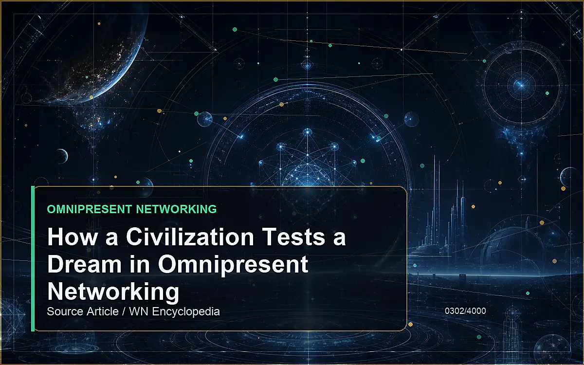 AI-generated encyclopedia reference image for How a Civilization Tests a Dream in Omnipresent Networking