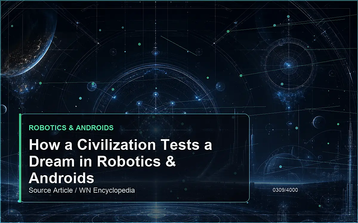 AI-generated encyclopedia reference image for How a Civilization Tests a Dream in Robotics & Androids
