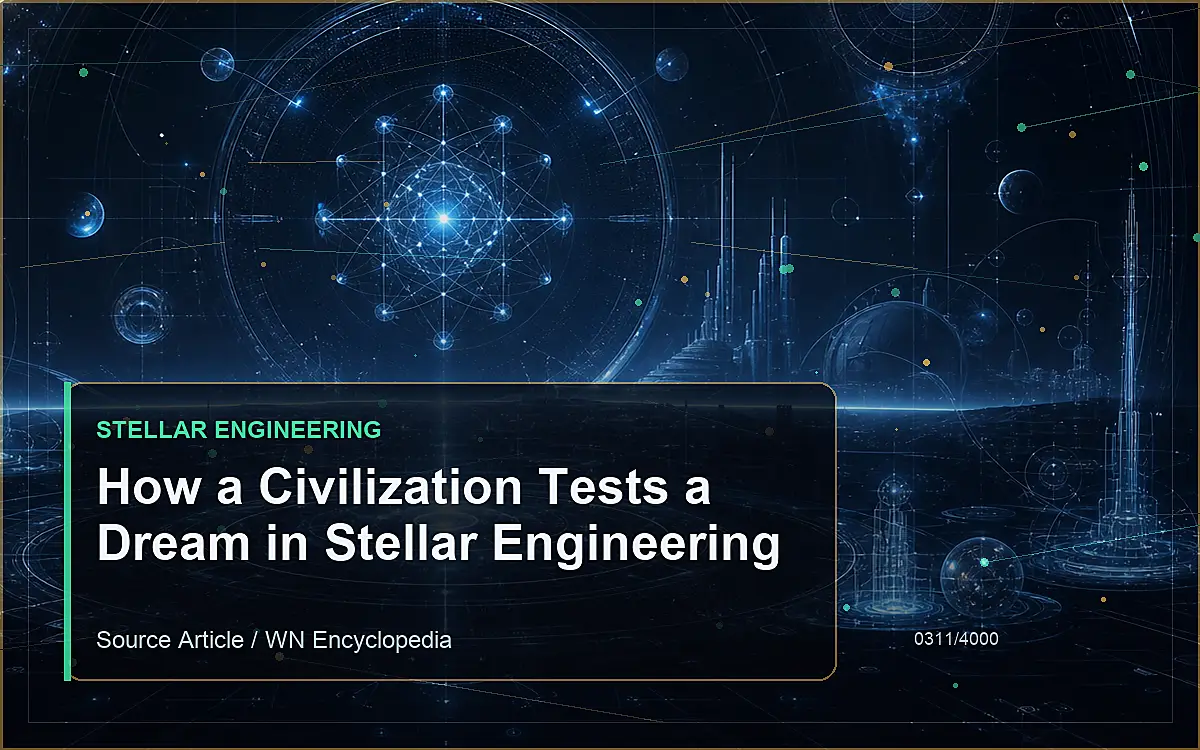 AI-generated encyclopedia reference image for How a Civilization Tests a Dream in Stellar Engineering