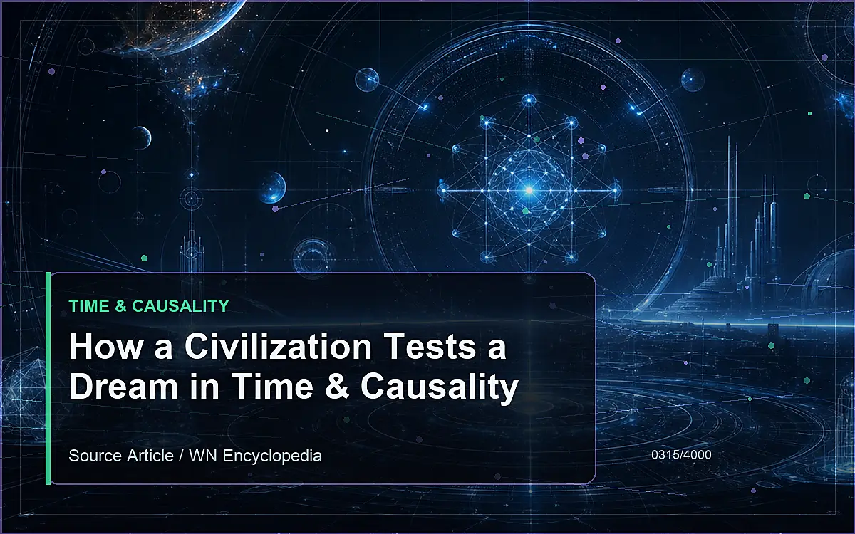 AI-generated encyclopedia reference image for How a Civilization Tests a Dream in Time & Causality