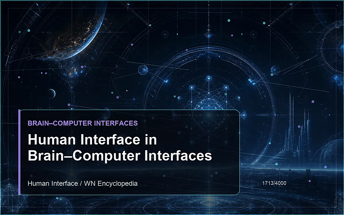 AI-generated encyclopedia reference image for Human Interface in Brain–Computer Interfaces