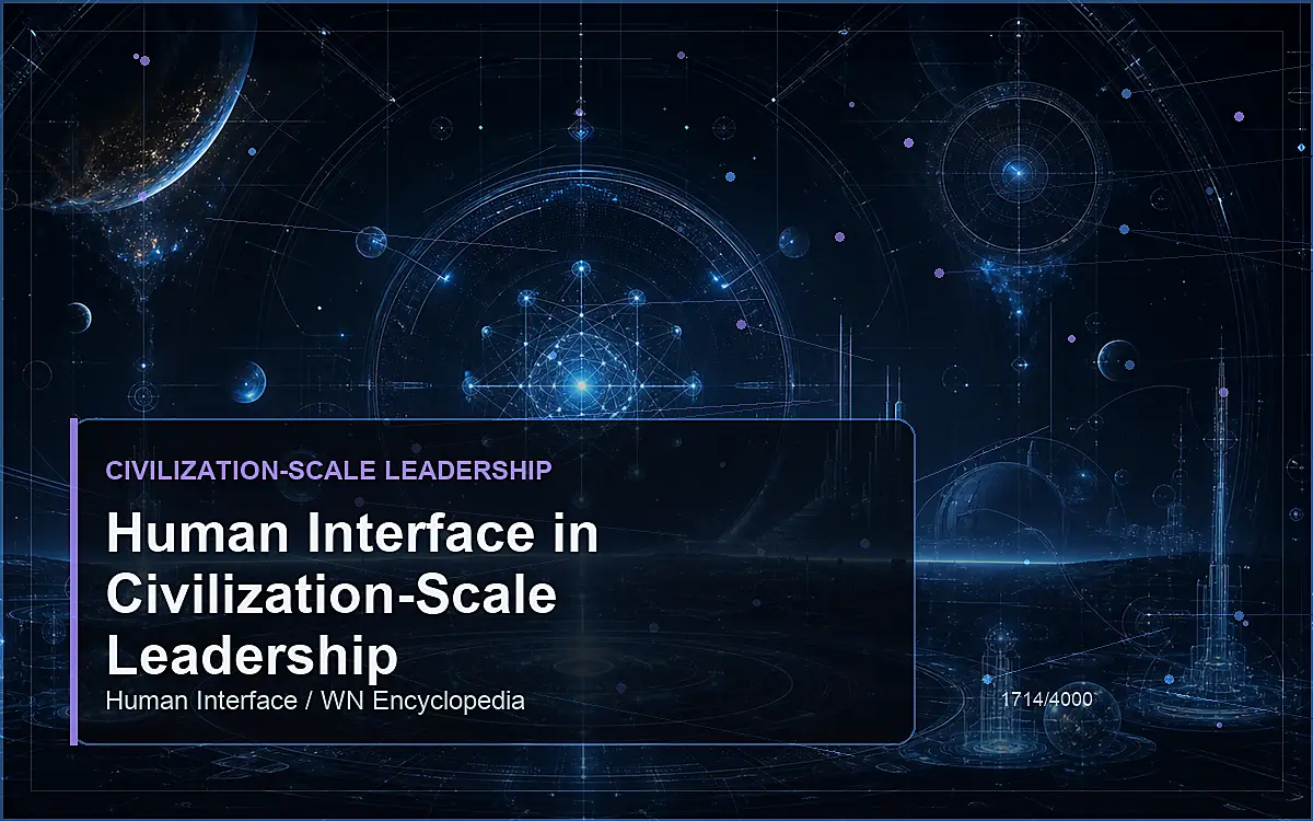 AI-generated encyclopedia reference image for Human Interface in Civilization-Scale Leadership