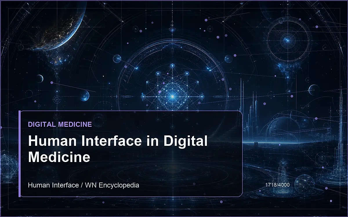 AI-generated encyclopedia reference image for Human Interface in Digital Medicine