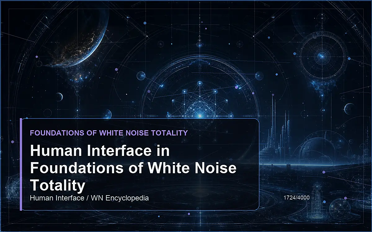 AI-generated encyclopedia reference image for Human Interface in Foundations of White Noise Totality