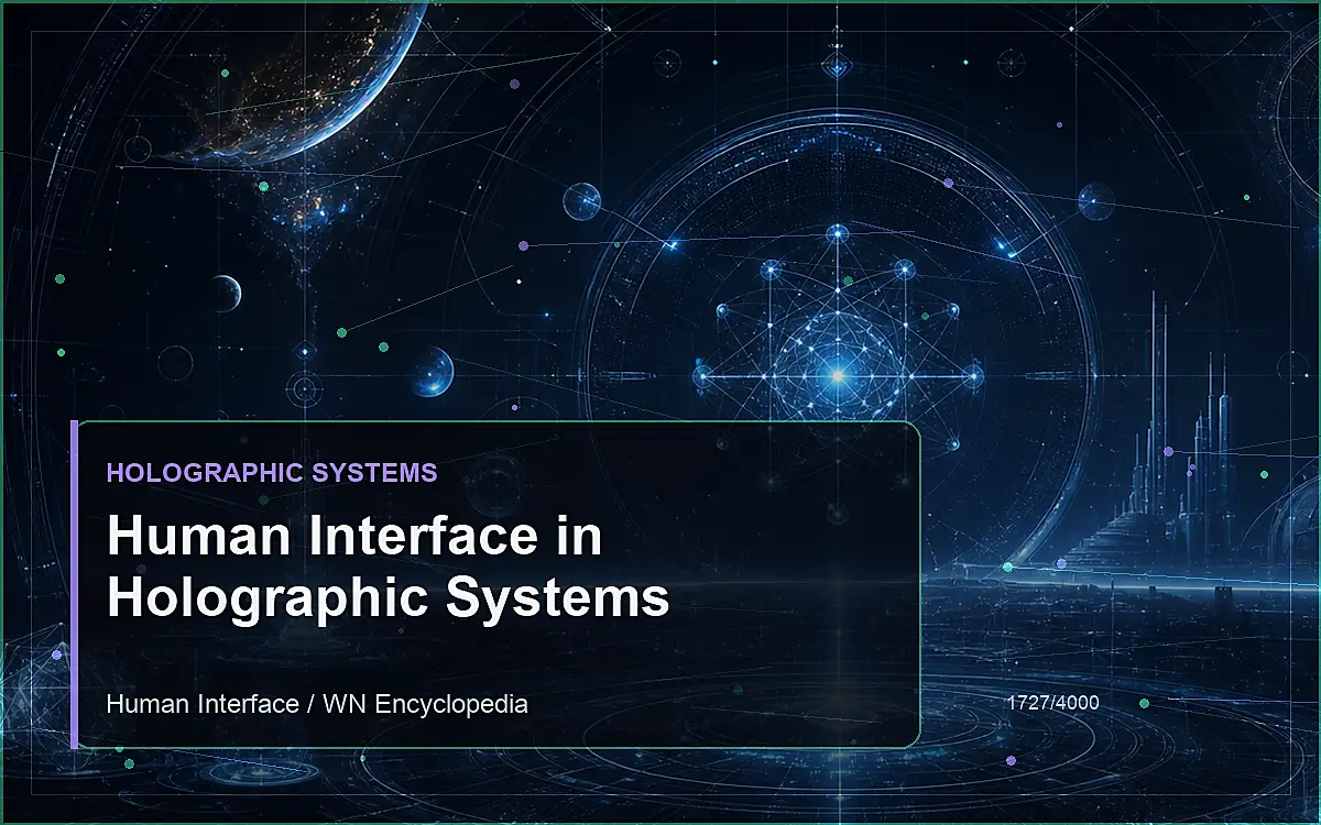 AI-generated encyclopedia reference image for Human Interface in Holographic Systems