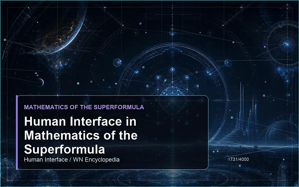 AI-generated encyclopedia reference image for Human Interface in Mathematics of the Superformula