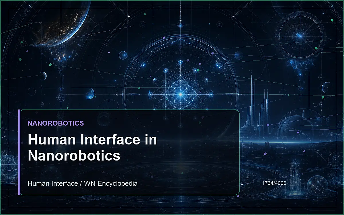 AI-generated encyclopedia reference image for Human Interface in Nanorobotics