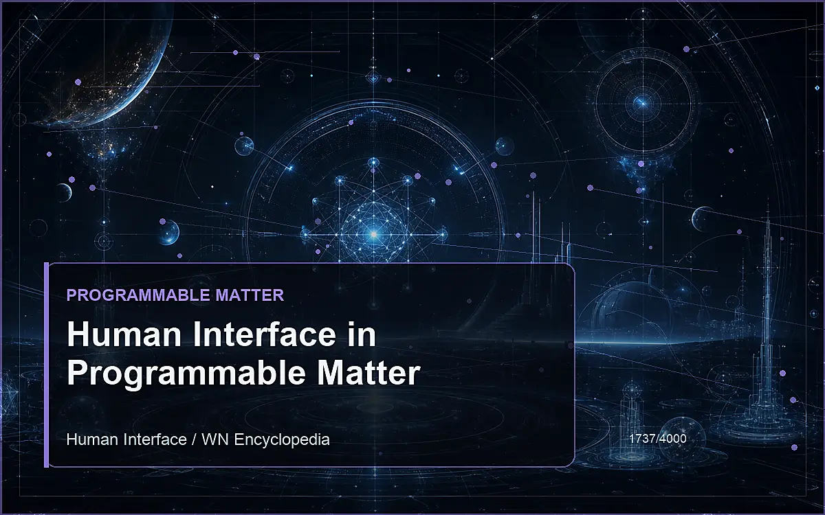 AI-generated encyclopedia reference image for Human Interface in Programmable Matter