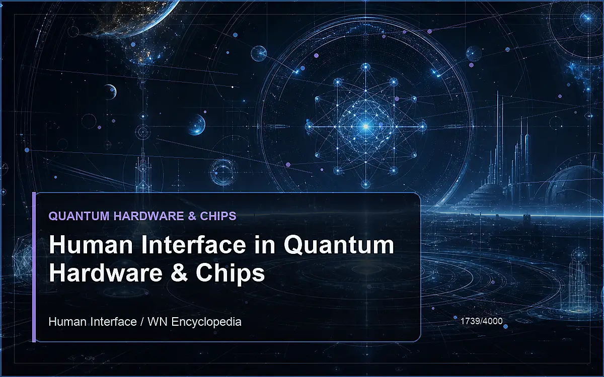AI-generated encyclopedia reference image for Human Interface in Quantum Hardware & Chips