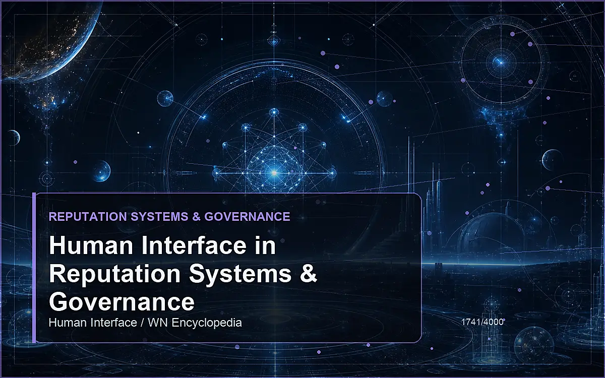 AI-generated encyclopedia reference image for Human Interface in Reputation Systems & Governance