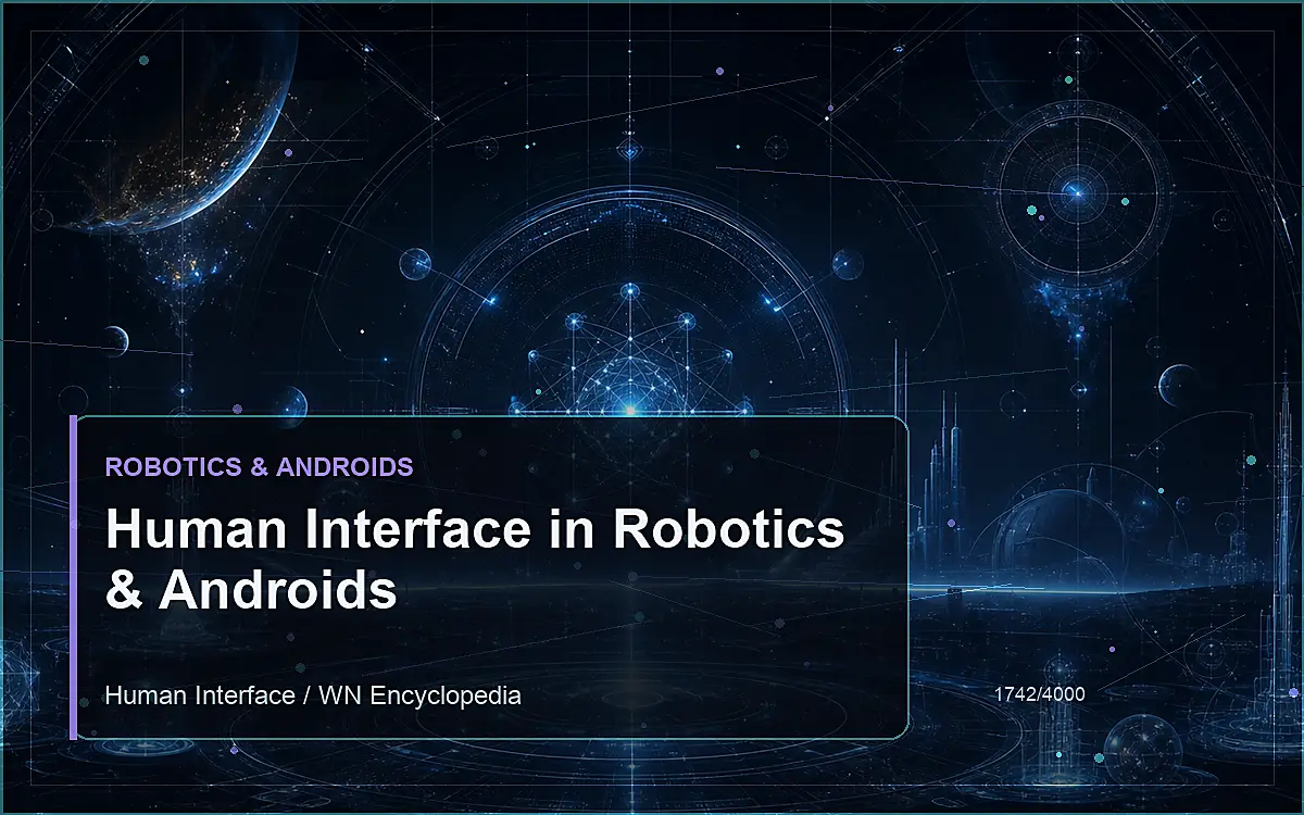 AI-generated encyclopedia reference image for Human Interface in Robotics & Androids