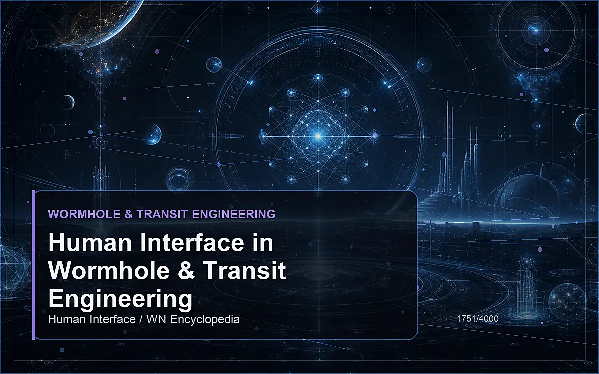 AI-generated encyclopedia reference image for Human Interface in Wormhole & Transit Engineering