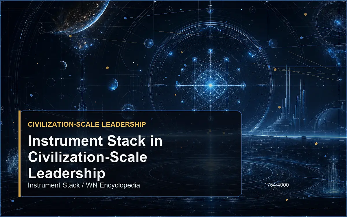 AI-generated encyclopedia reference image for Instrument Stack in Civilization-Scale Leadership